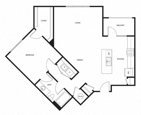 a black and white floor plan of a house